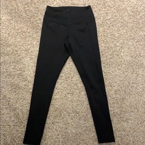 Zella high-rise black zipper leggings